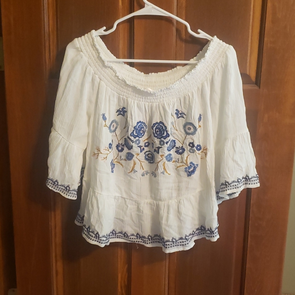 Off the shoulder top